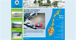 Desktop Screenshot of flommer.no
